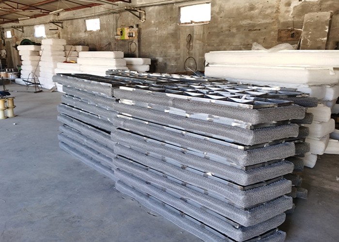 SS316L Rectangle Mesh Pad Mist Eliminator 1100x450mm For Scrubber