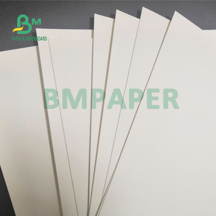 0.7mm 1mm Uncoated Coaster Paper For Drinks 455mm x 570mm Ivory White