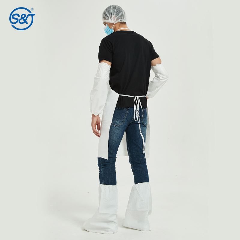 PP film coating impervious non woven apron Microprous Film apron without sleeves