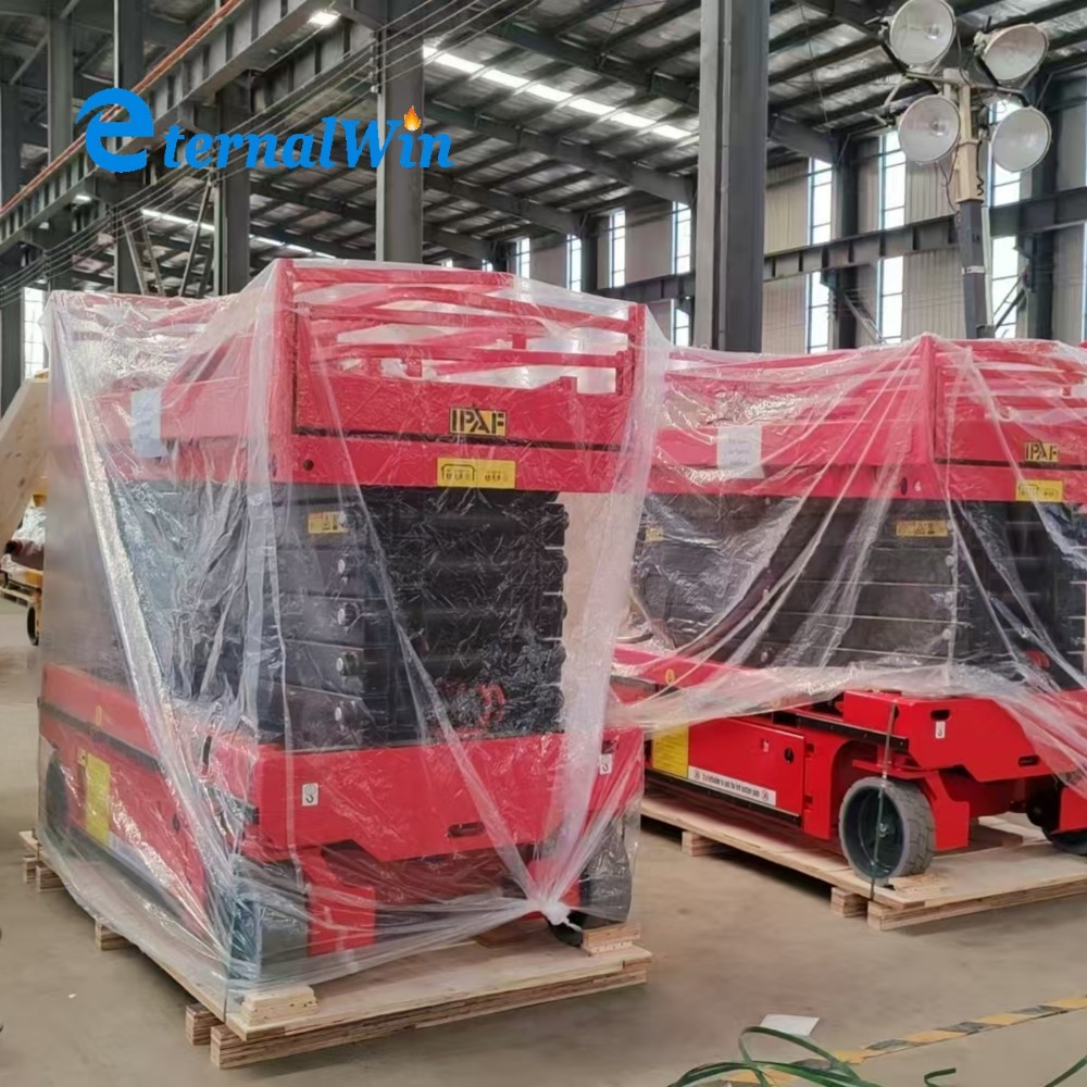 Safe Emergency Stop Button Electric Lifting Platform with PLC Control System and AC/DC Power Supply for Smooth and Operation