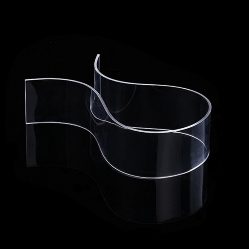 Modern Acrylic Headset Display Stand for Computer Gaming Headsets Rectangle Storage Rack with Injection Technics