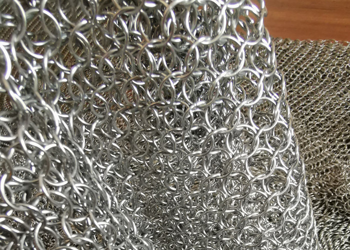 Weave Type Carton Steel Round Ring Mesh Chainmail Ring Belt For Decoration Ceiling Lights
