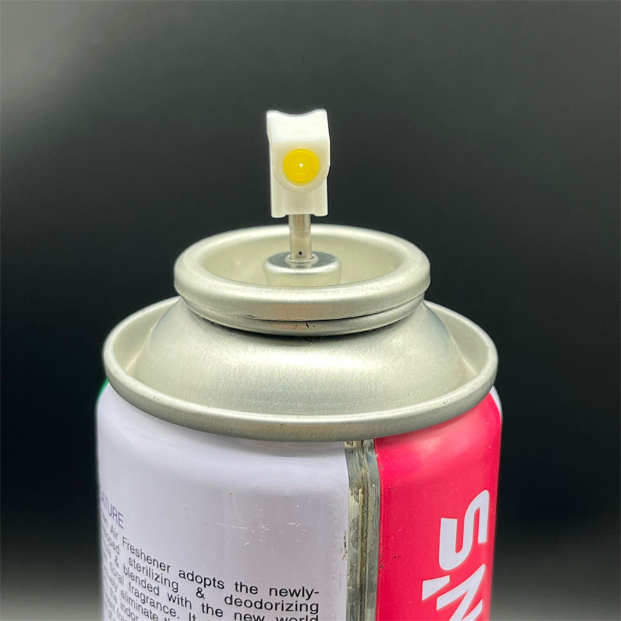 One Inch Dosing Valve with L Shape Actuator for Controlled Aerosol Dispensing – Suitable for Fragrance and Cosmetic Appl
