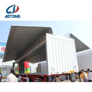 China 11000-13000mm Two Side Open Wing Semi Trailer for Flexible Cargo Loading and Unloading on sale