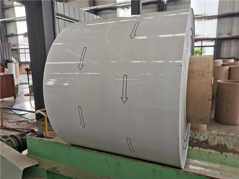 11-18 Inches Corrosion Resistant White Color Coated Aluminum Gutter Coil For Weather Protection And Building