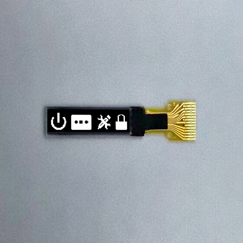  0.63 Inch Monochrome OLED Display 120*28 White I2C SSD1312 Manufactures