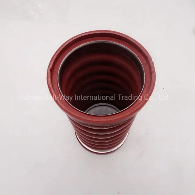 Sinotruck HOWO Truck Spare Parts Intercooler Outlet Rubber Hose Wg9925530058