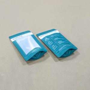 Custom Plastic Compound Bags Widen Bottom with Transparent Window In Front