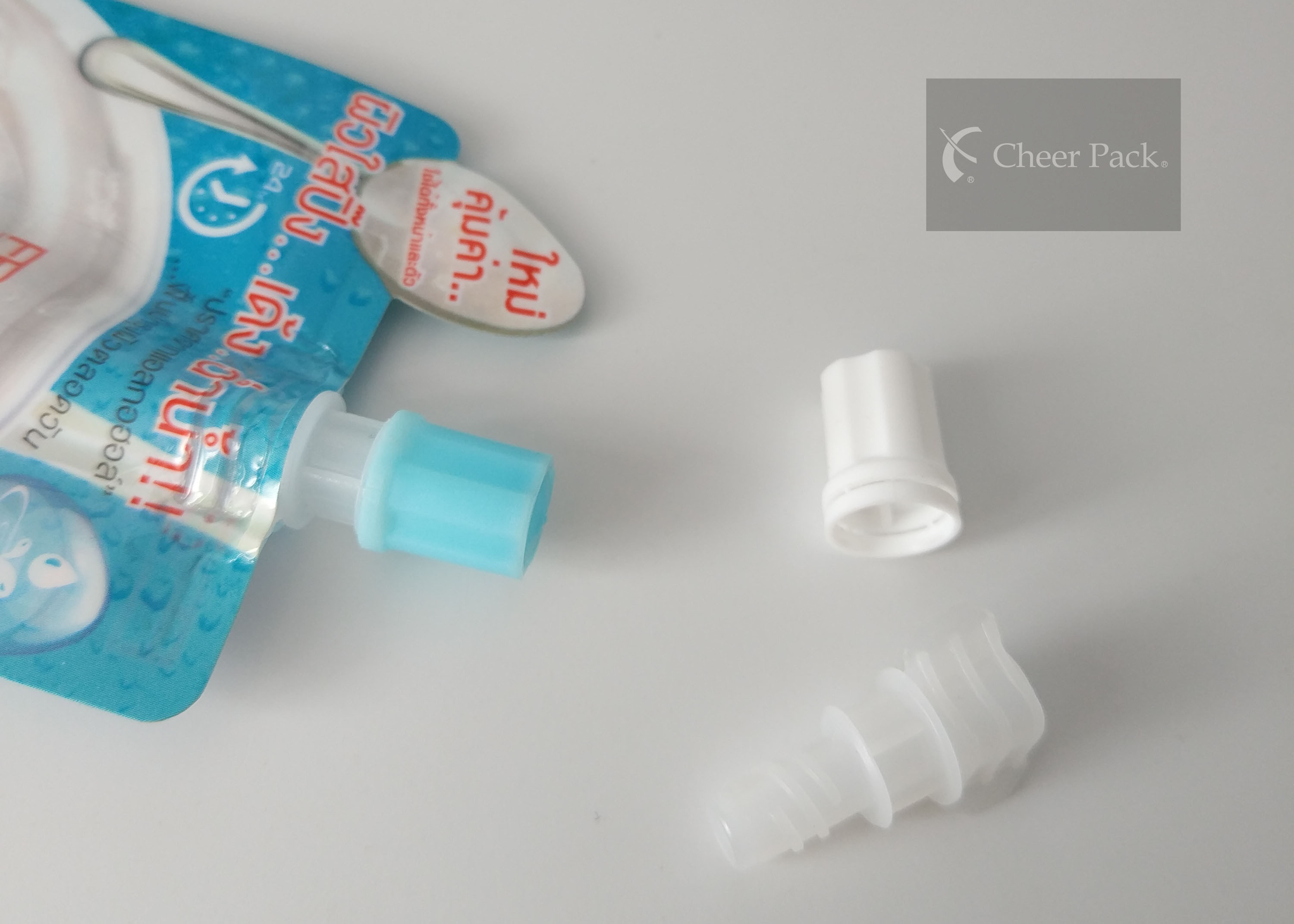 Plastic Nozzle Cover Baby Food Pouch Tops For Small Stand Up Bag