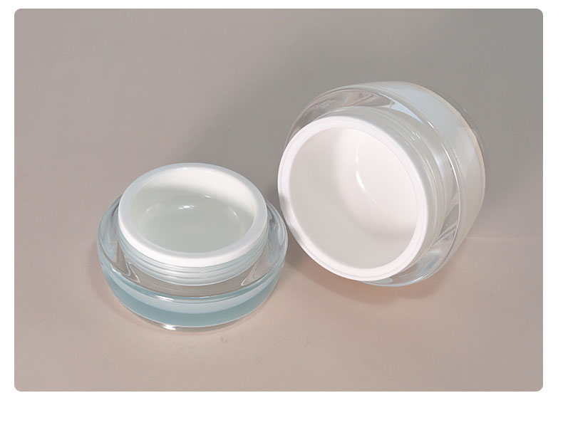 Acrylic Collar Material 20ml Airless Bottle for Cosmetic Packaging and Skin Care Products