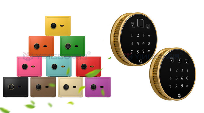 Colorful H300mm Home Safe Box Biometric Fingerprint Lock