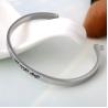 Buy cheap Stainless steel open bracelet, Custom Inspirational Jewelry Fashion Stainless from wholesalers