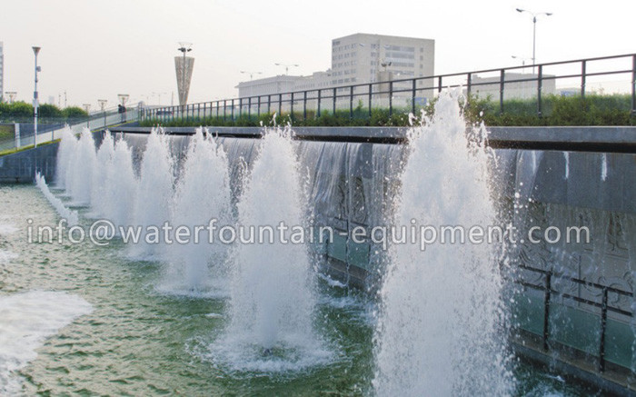 Stainless Steel Display Cascade Fountain Nozzle Eco - Friendly Wind Resistance
