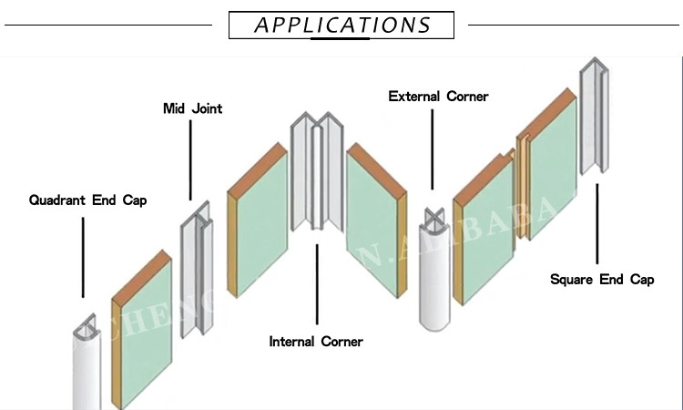 3mm Aluminium Panel Trim , Corrosion Resistance Anodized Aluminum Corner Trim