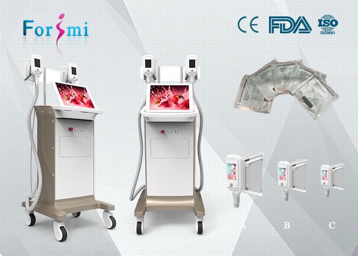 Streamlined body,three different sizes of handles,big display,Cryolipolysis Slimming Machine
