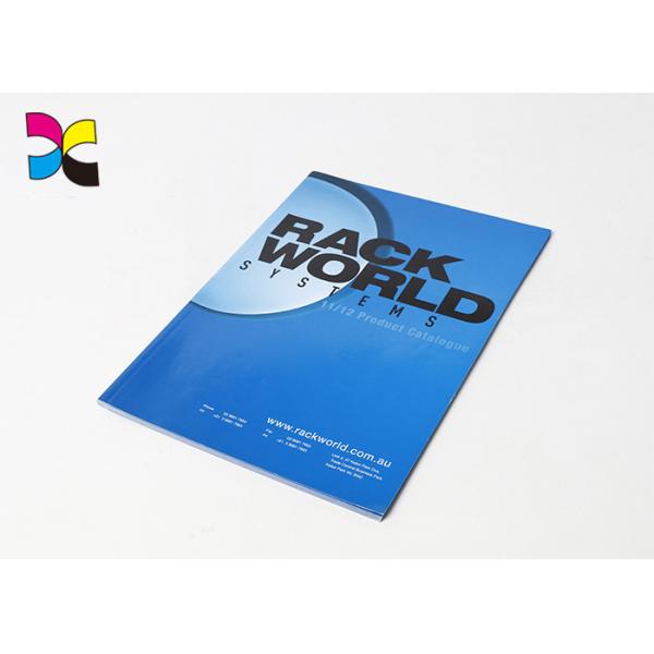 Soft Cover Custom Magazine Printing C2S Glossy Perfect Binding Propaganda