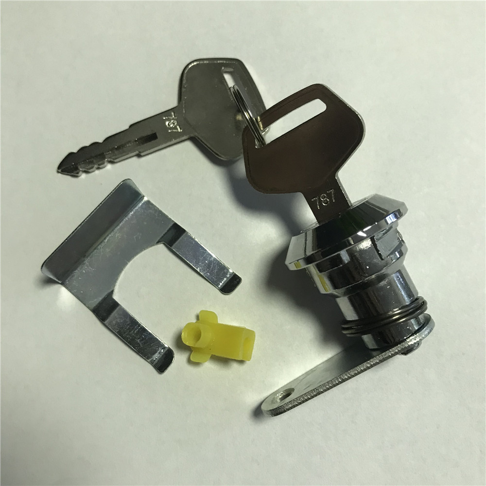 Excavator Door Lock Core PC200 PC210 PC240 PC360-7 Cab Door Lock Safety Key Parts