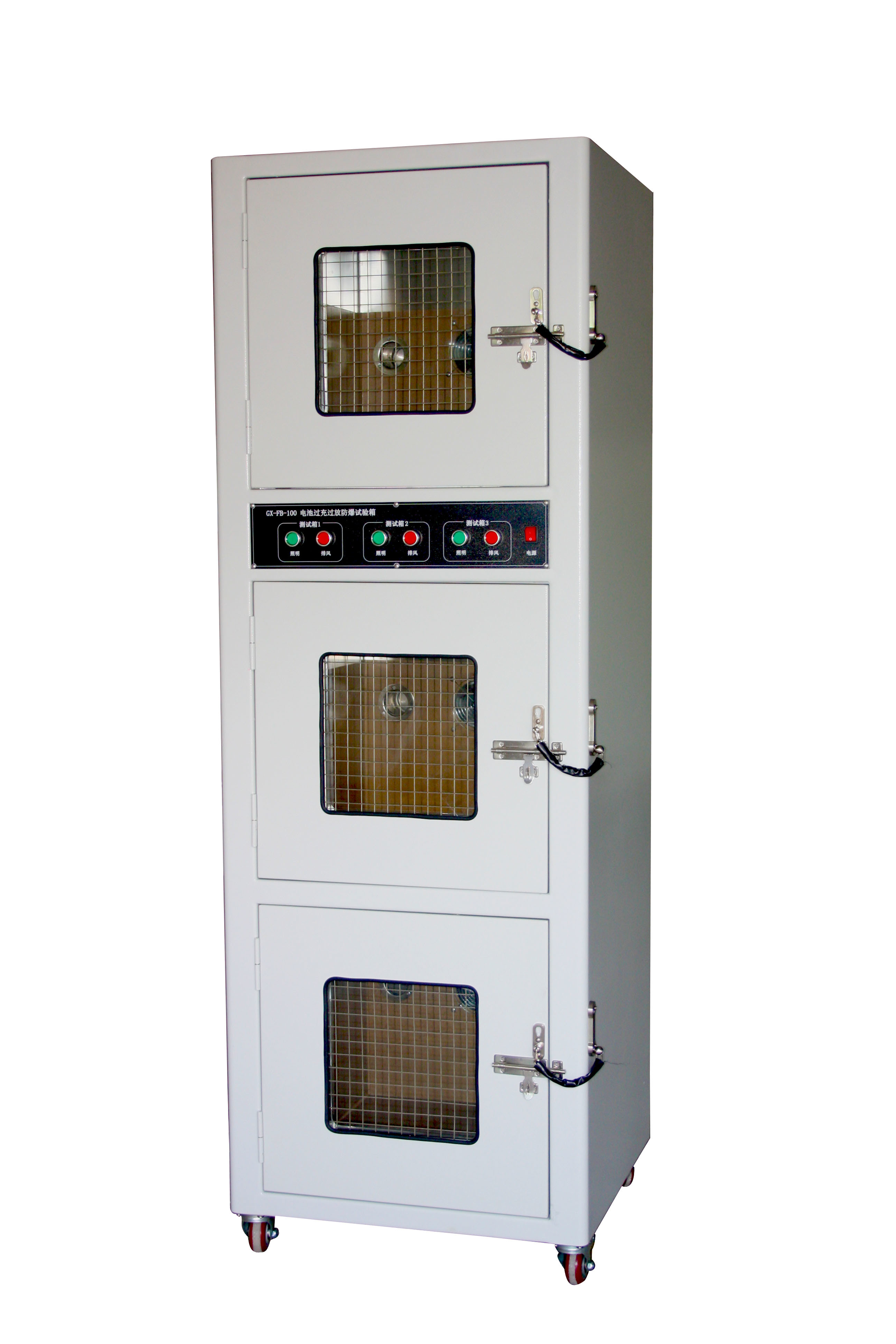 Three Tanks Battery Discharge Overcharge Explosion Proof Test Chamber