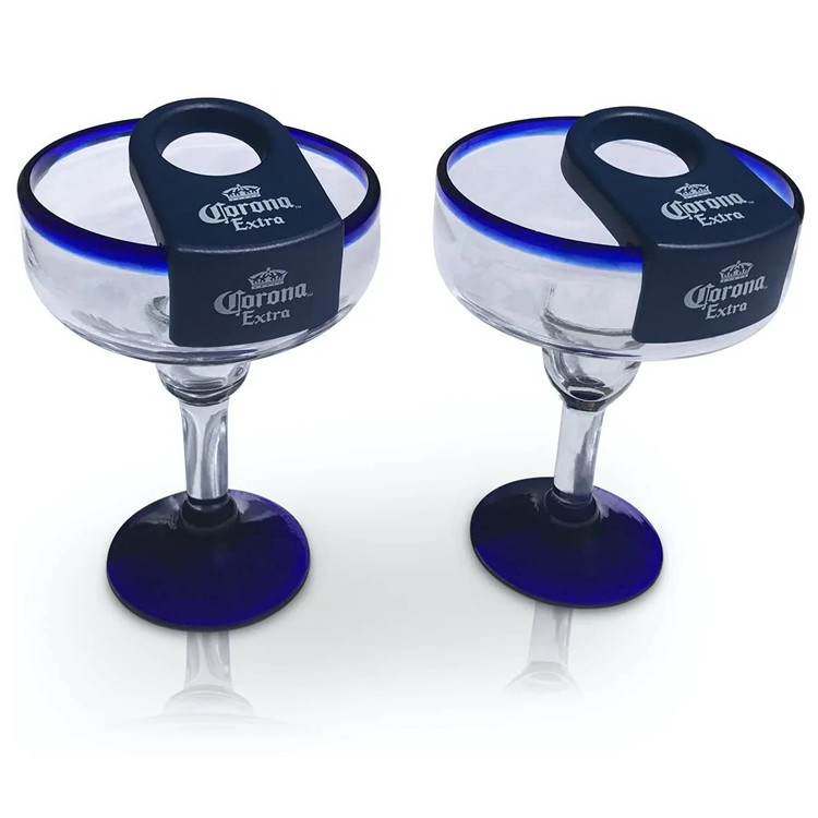 PP CoronaRita Bottle Holders Beer Cocktail Snap Drink Clips Shatterproof