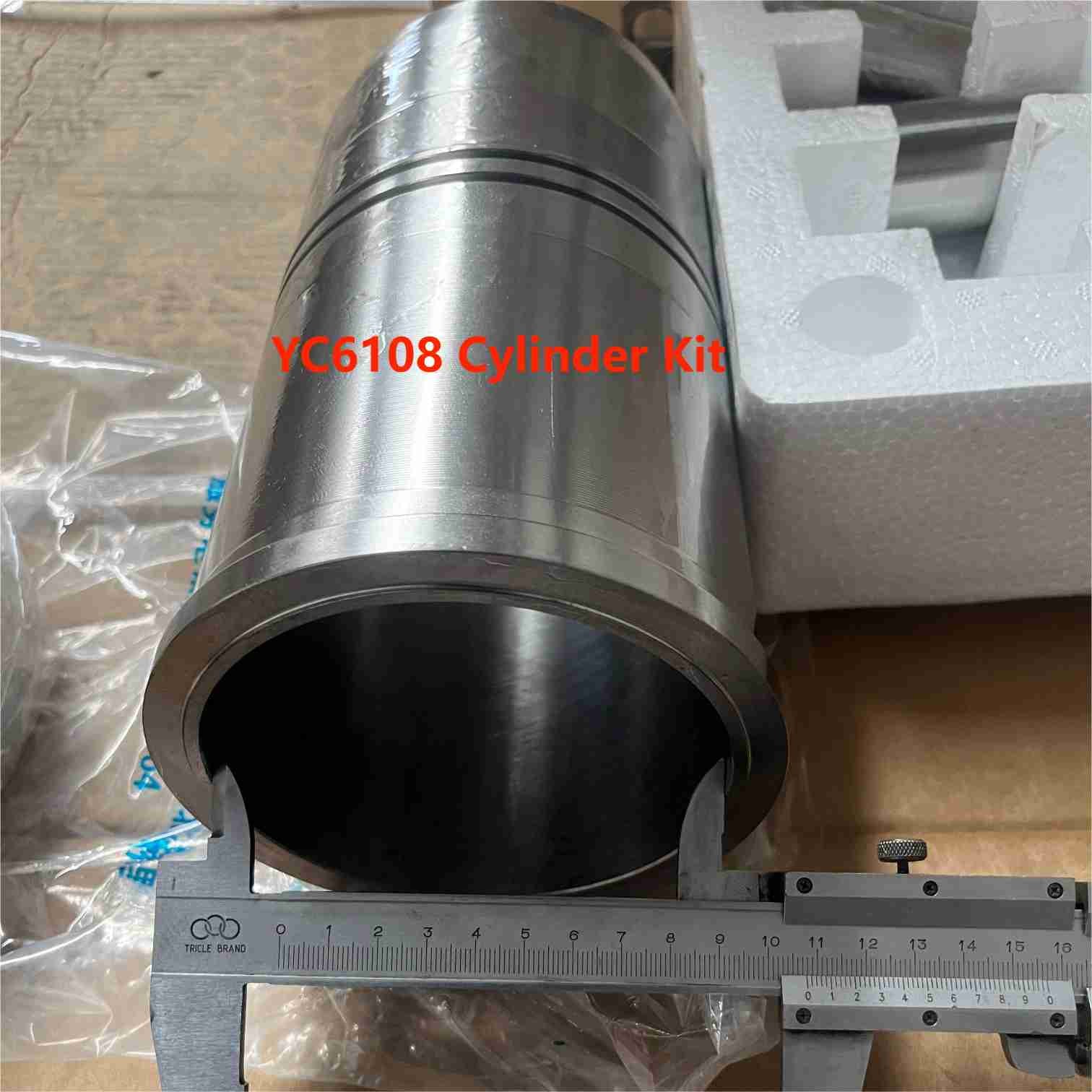 YC6108 Piston Yuchai Engine Parts Cylinder Liner Piston Ring