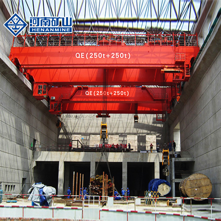 M5 QE Type Double Girder Hook Overhead Crane 31.5m Travelling 380V Cab Control