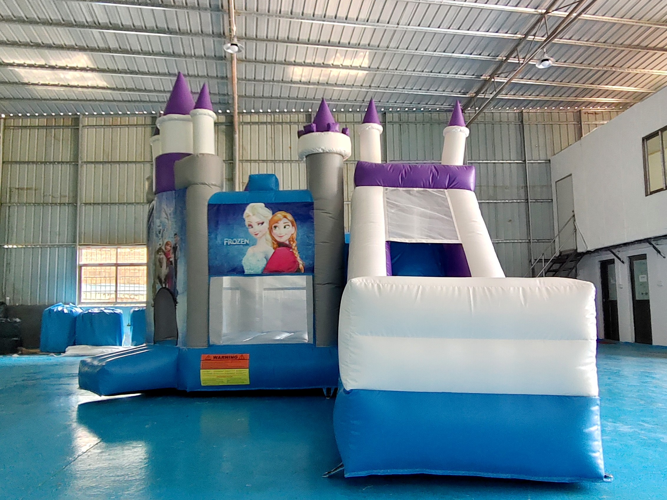 Hot Sale Inflatable Jumping House Frozen Cartoon Inflatable Slide For Party Inflatable Combo Castle For Outdoor Indoor