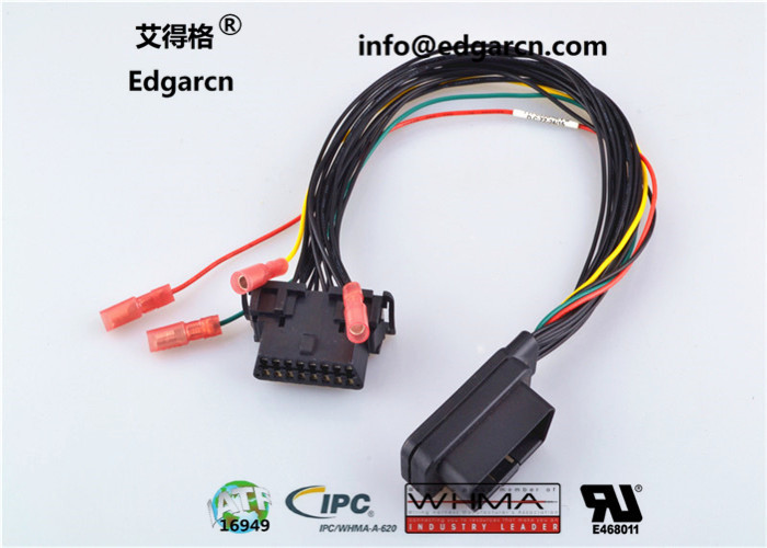 Velhcle Wire Harness Obd Diagnostic Cable J1962 With 16 Pin Injection Plug