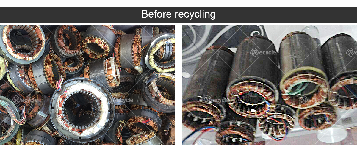 Recycling Scrap Used Car Motor with Advanced Electric Waste Aluminum Motor Stator