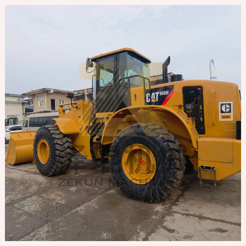 6TON Hydraulic Valve Other Used Cat 966H Wheel Loader for Construction Machinery