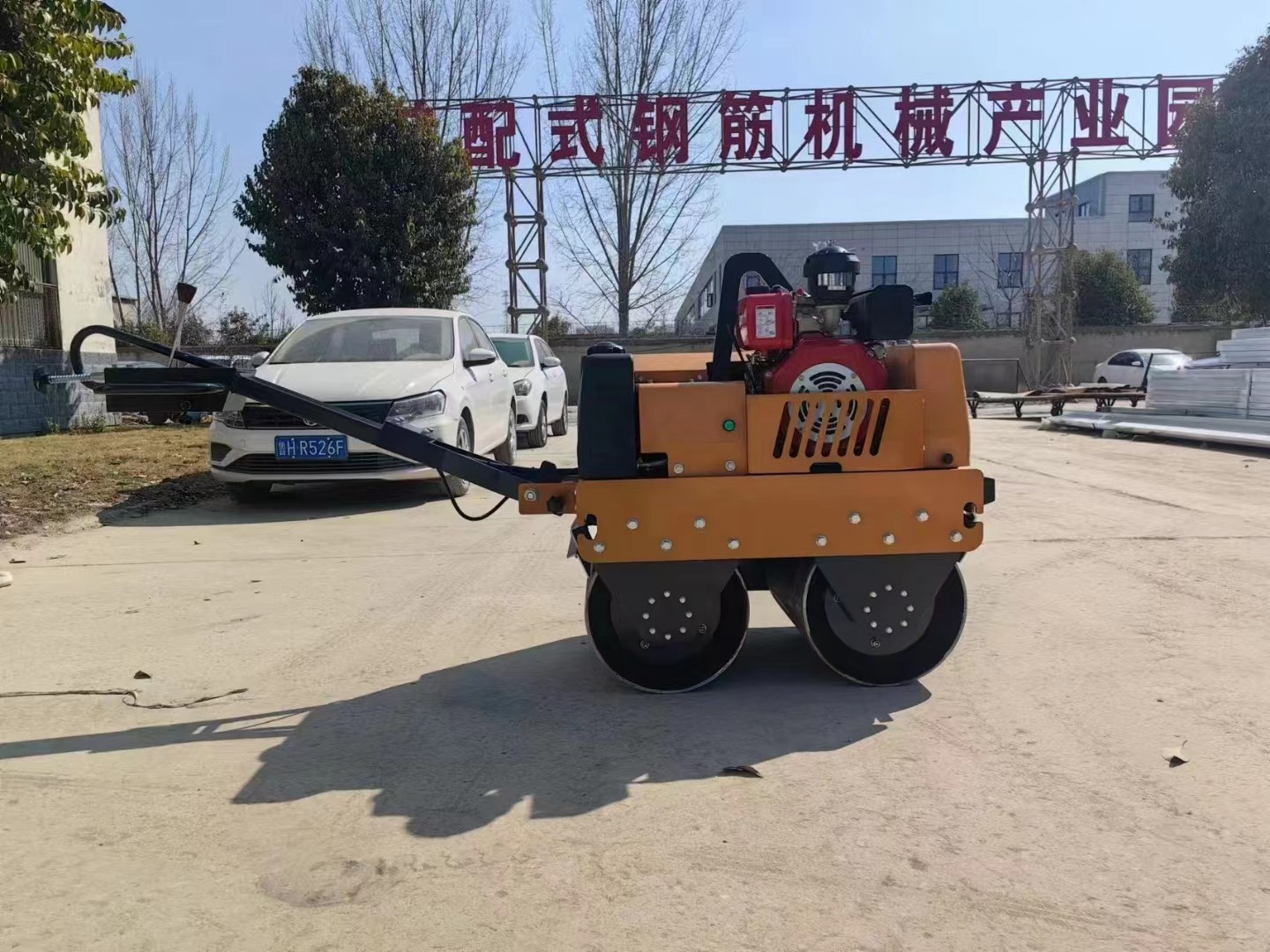 BM60 Walk Behind Small Single Drum Vibratory Asphalt Road Roller