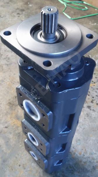 JHP Triple Pump Square cover Spline Dark blue Compact Original Gear Pump For