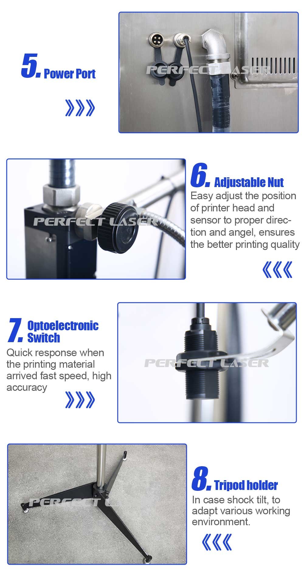 High Speed Continuous 1-4 Lines Small Character Inkjet Printer For Food package Pharmaceutical Chemical Industry