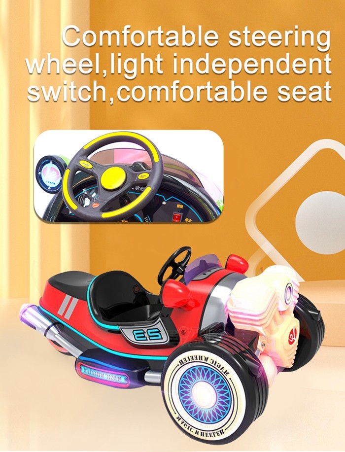 Battery 45ah Motorcycle Bumper Car Magic Tricycle Kids Riding Game