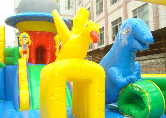 Customized Colourful Inflatable Bouncy Castle , Kids Inflatable Playground