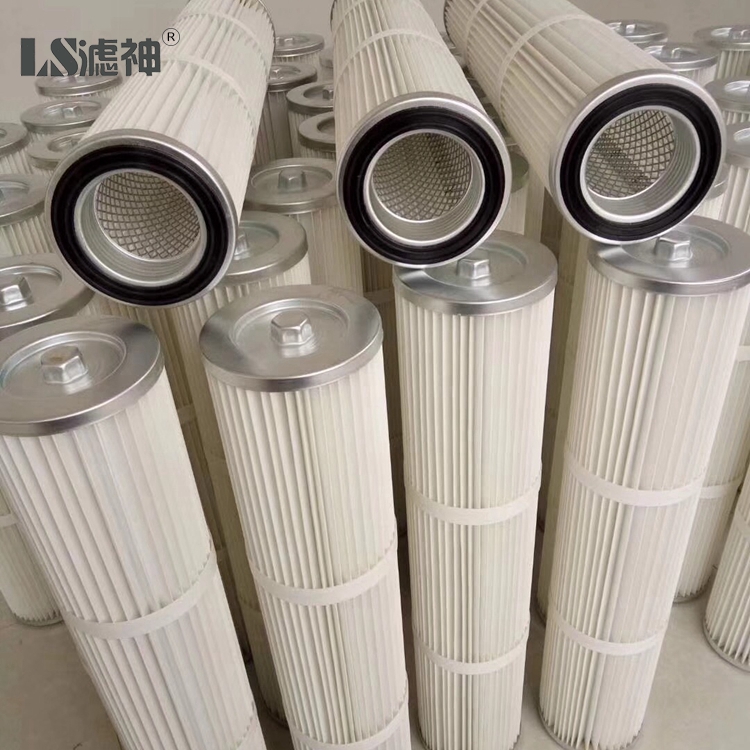 99.99% Dust Collector Air Filter , ISO9001 Cartridge Air Filter