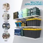 Carbon Steel Garage Storage Wall Shelves Rack 2x3ft Heavy Duty Sturdy Basement