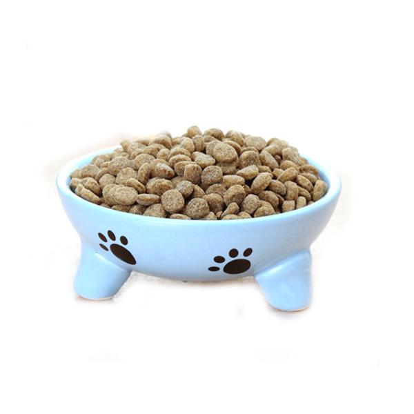 Ceramics Pet Food Feeder Rounded Shape For Gift / Home Decor / Souvenir