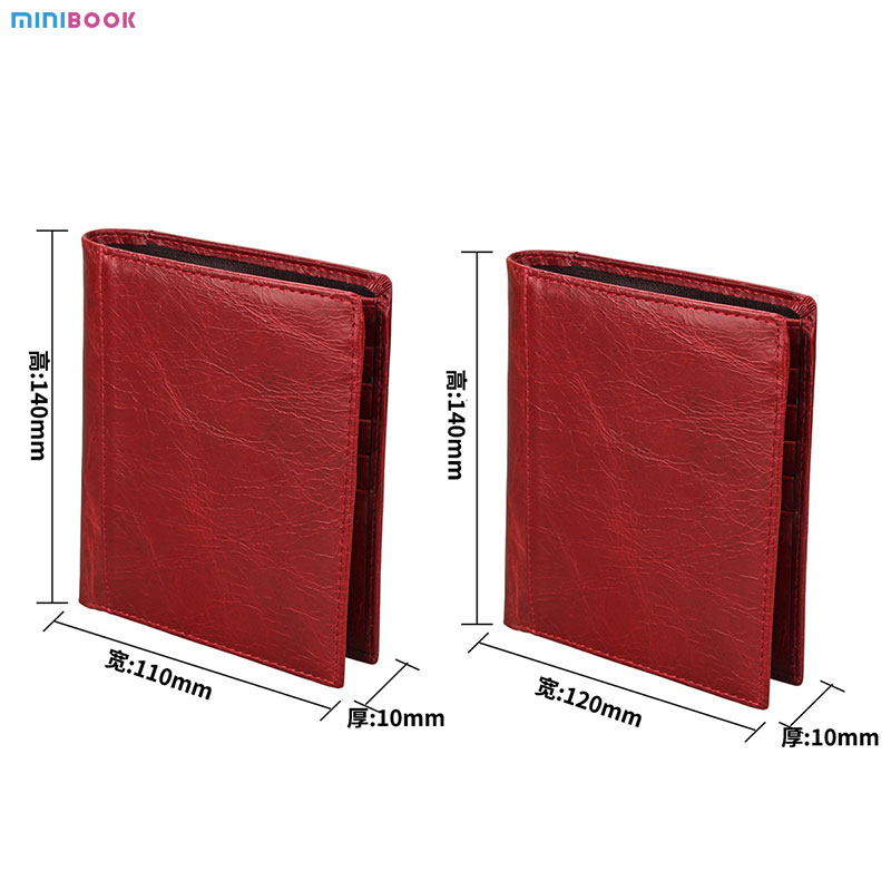 Vintage Style Rfid Blocking Genuine Leather Purses For Multi-Functional Money Purses