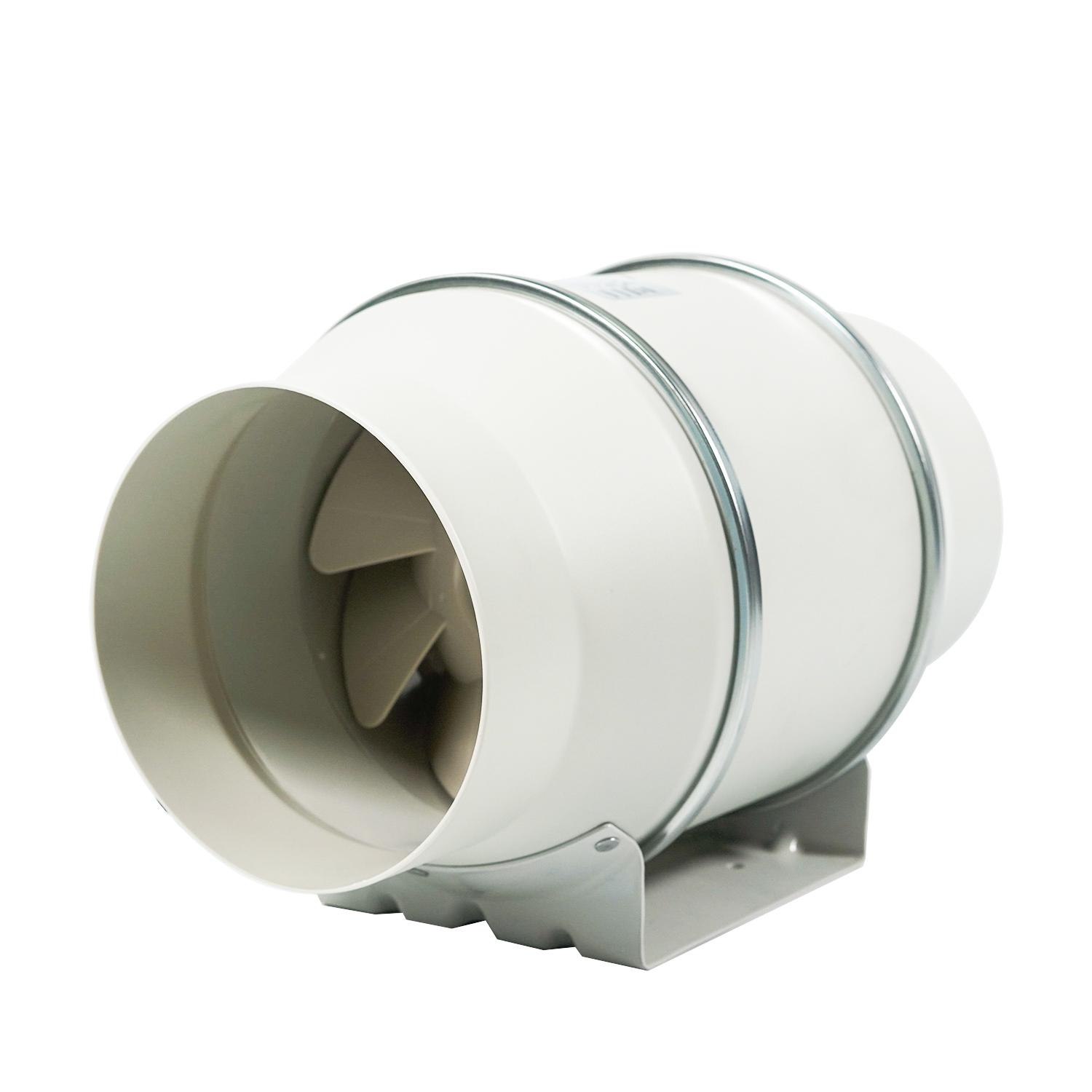 Plastic Blade Customized 6 Inch Heat Recovery Ventilation Fan with Inline Duct Support