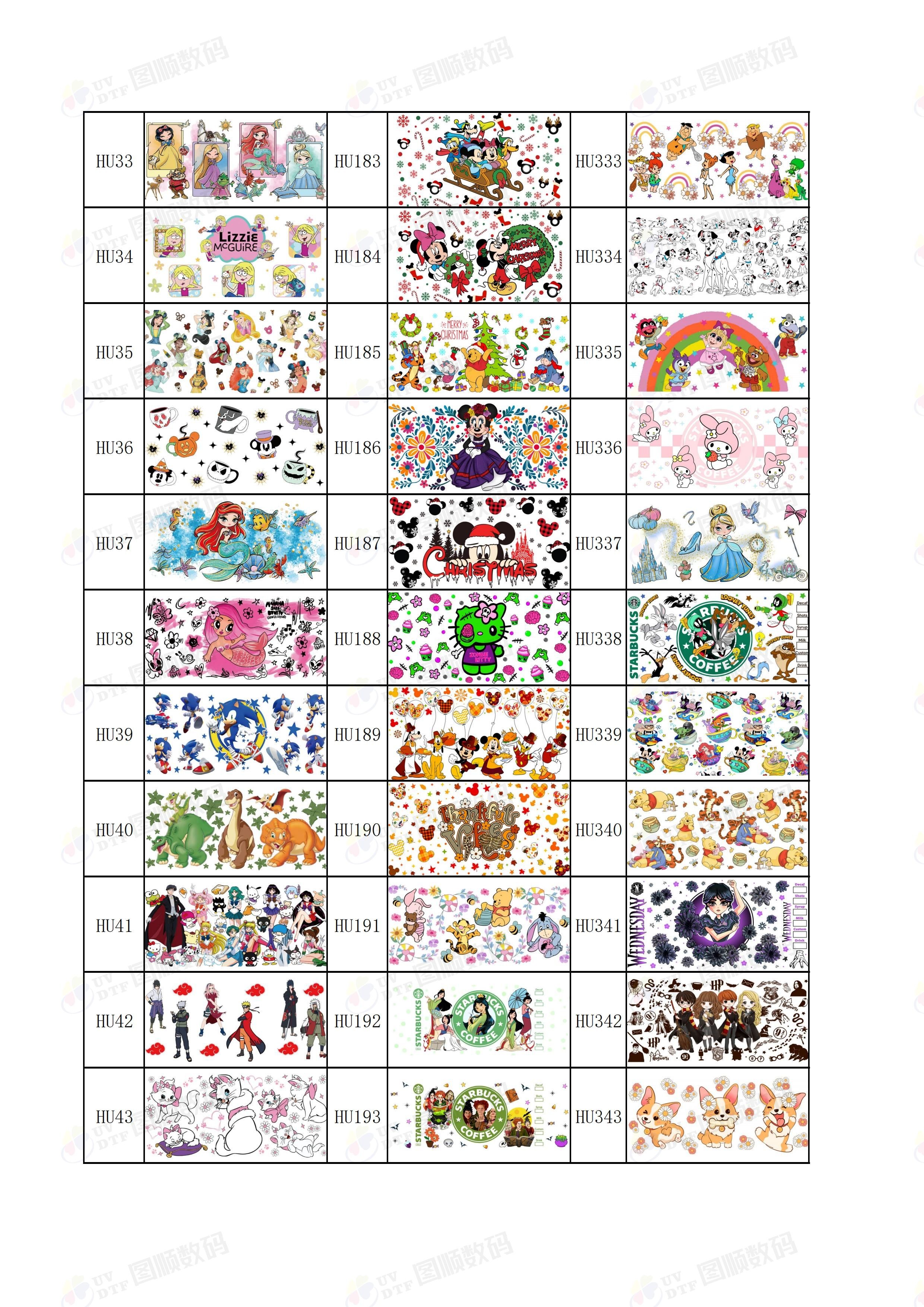 DIY 0.1mm Removeable Adhesive UV DTF Transfer Film Sticker Wraps OEM