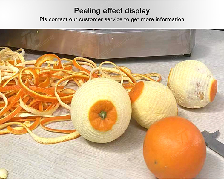 Fruit Orange Vegetable Potato Potatoes and round tuber crops Onions Carrot Taro Sweet potato Yam papaya Desktop peeler processing production Machine