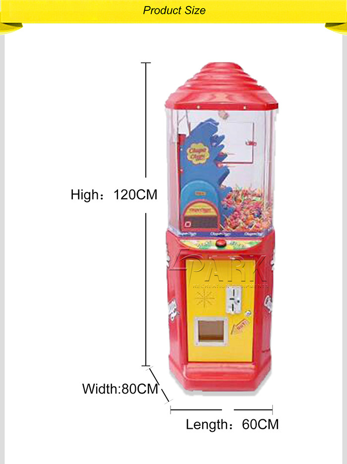 1 Player Capsule Toy Arcade Vending Crane Game Machine W720 * D820 * H1600MM