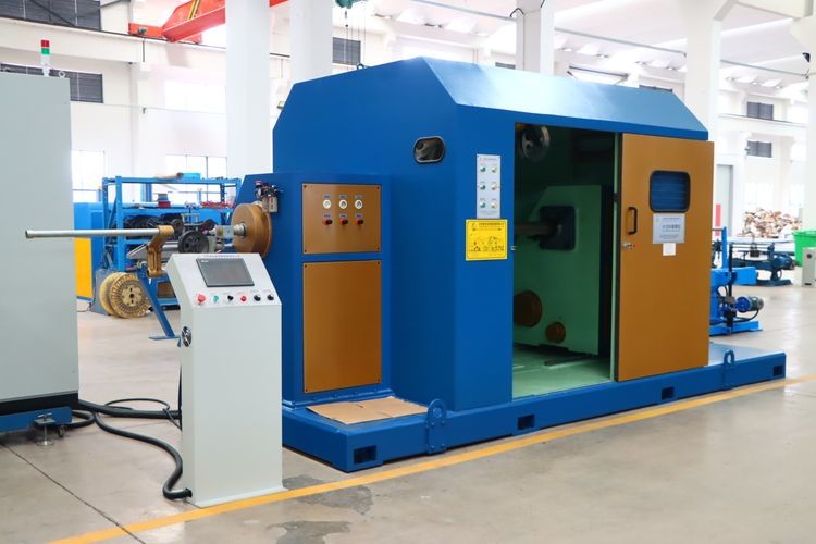 1000 With Annealing Cantilever Single Twist Bunching Machine For Electric And Phone Cable 12mm