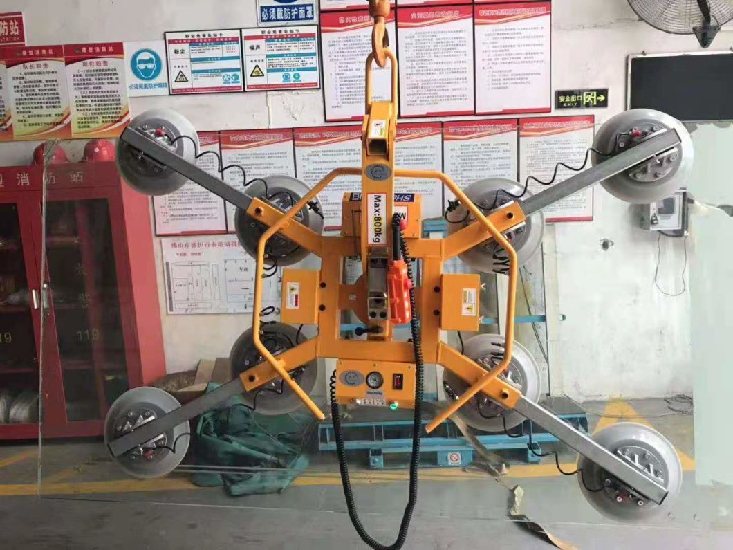 Glass Crane Vacuum Glass Suction Crane Lifter for Shop Glass with Sucking Capacity