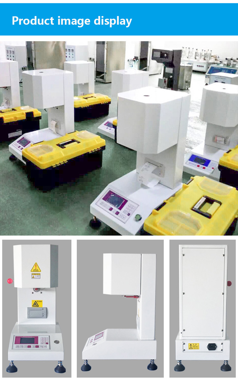 International Standard MFR Plastic Testing Equipment Melt Flow Index ISO1133 ASTM1238