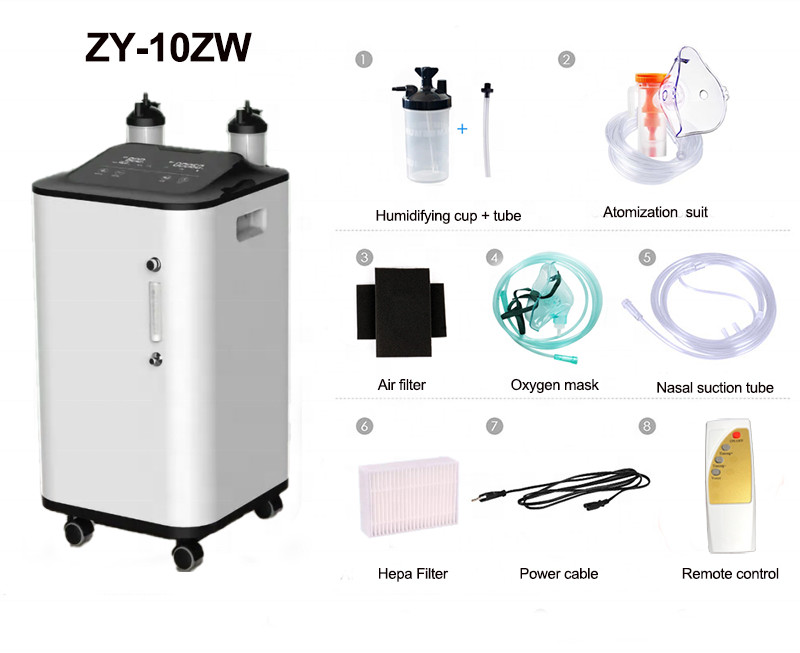 High Flow 10L Oxygen 02 Concentrator Portable Machine For Medicare