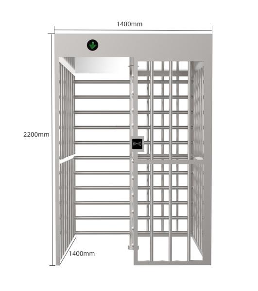 Football / Stadium Full Height Turnstile Sing Directional / Bi Directional