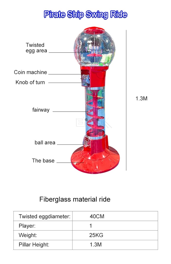 Coin Operated Capsule Toy Machine Amusement Vending Game Machine