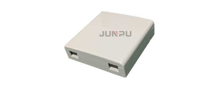Network Indoor Fiber Optic Termination Box 2 Ports ABS Material With SC APC
