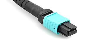 MPO Trunk Cable 30M 12F 3.0mm OM2 MPO Female 50 / 125μm 200M LSZH Polarity B High Return Loss Orange Senko